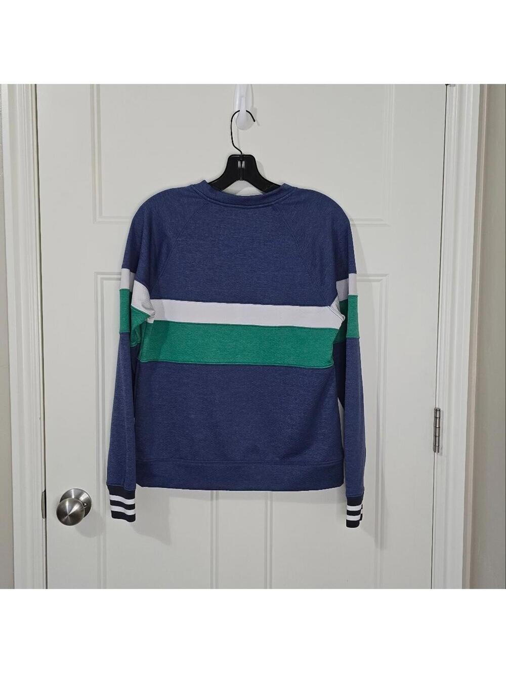 Cotopaxi Blue and Green Striped Sweatshirt - Picture 3 of 8